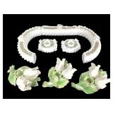 Italian Majolica & Lenwile Ardalt Centerpieces