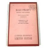 Mark Twain's 1601 Ltd Ed HB Private Printing