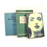 3 Henry Miller Books HP & PB