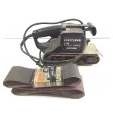 Craftsman 3' Belt Sander 1 HP + Belts
