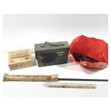 Ammo Box Full of Drill Bits + Box + Bag Full