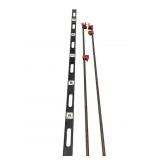 6.5ft Level & Two 5ft Pipe Clamps