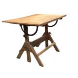 Vintage Hamilton Drafting Table w/ Oak Base