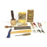 Mini Brass Wood Planes Chisels Hammers WW Tools