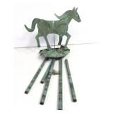 Homemade Copper Wind Chime w/ Horse Cutout