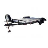 2002 Jerr Tandem Axle 18' X 7' Car Hauling Trailer