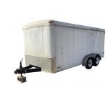 2006 United 16' White Box Trailer