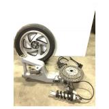 Motorcycle Swing Arm & Rear Tire 180/60/R16