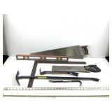 Disston Saw Pry Bars Level Square 3ft Ruler