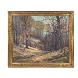 Framed Forest Landscape by Geraldine A. Scott