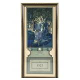 Maxfield Parrish NOS1925 Edison Mazda Calendar FR