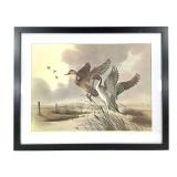 Framed Diane Pierce Signed Lithograph Print 99/750