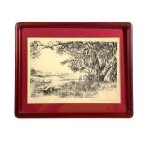 Steven Brandlein Indiana Etching Proof