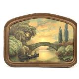 C Andrew Mathews Last of Summer 1920's Litho