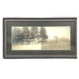 Late 19th - E 20th C Panorama Photo Farm Homestead