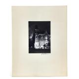 James C Pearon B & W Architetural Photo Signed