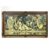 Maxfield Parrish Garden of Allah Litho w Period Fr