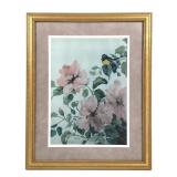 Signed Ltd Ed Floral WC Art Print by Petachenko