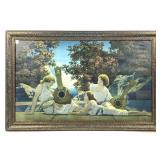 Maxfield Parrish The Lute Player E 20th C Litho Fr
