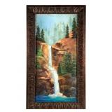 Barbara Haviland Oil on Canvas Waterfall