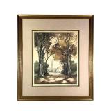 Roger Hebbalinck Vtg  Aquatint