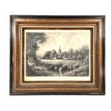 1884 Engraving After J Fairman Stratford on Avon