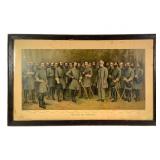 GB Matthews Lee And His Generals 1907 Litho