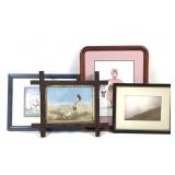 Signed P Buckley Moss & Teri Jonas Folk Art + 2 FR