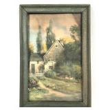 R Atkinson Fox Home Sweet Home e 20th C Litho FR