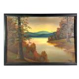 Antique Oil Painting Signed Graham