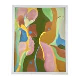 Framed Abstract Painting on Canvas by SD Brandlein
