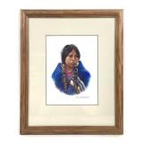 1981 Framed H. Wackermann Watercolor Painting