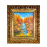 S Brandlein Fall From A Bridge 2018 Oil on Canvas