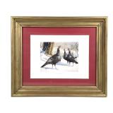 Signed Game Bird Habitat Stamp Print by K. Bucklew