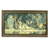 Maxfield Parrish Garden of Allah Litho Period FR