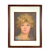 Roy Muncie Signed Pastel Portrait