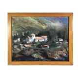 Oscar Cuadros Oil on Canvas Landscape