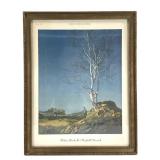 Maxfield Parrish White Birch 1939 LHJ Mar 1939 FR