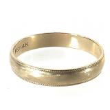 14K Band Ring 2.3g TW Sz 10