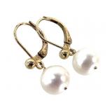 14K Pearl Earrings 2.5g TW 9mm Pearls