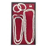 Natural Pearl & Sterling Bracelets Necklaces +