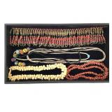 6 Tribal, Coral, Bone+ Necklaces