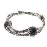 John Hardy 925 Sapphire Bracelet 29.9g TW