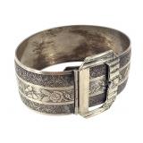 Sterling Bracelet 32.7g TW 2 1/2" W