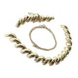 14K Scrap Broken Bracelet 24.4g TW