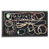 12+ Woven Stone Bracelets & Necklaces 12 Rings