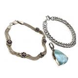 Sterling Pendant Bracelets Alias+ 36.8g TW 7 1/4"