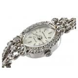 Ladies 14K WG & Diamond Hamilton Quartz Watch