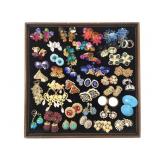 30+ Vintage Clip & Pierced Earrings