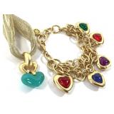 Givenchy Heart Choker & Bracelet